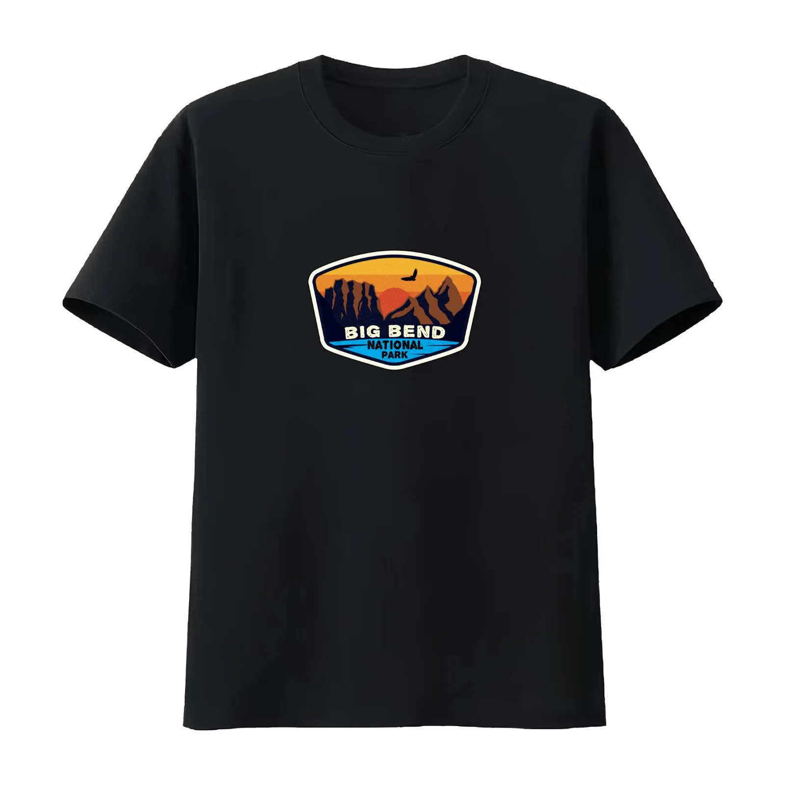 Big Bend National Park Texas T-Shirt Summer Casual Cotton Tee Oversized Streetwear Tops Vintage Graphic Print 100% Cotton