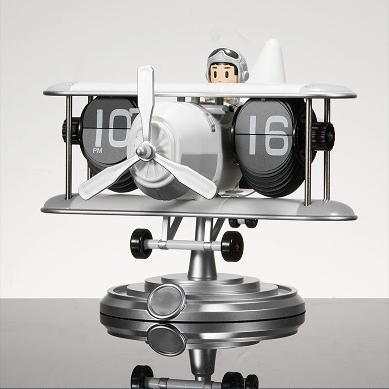 Flip clock Desktop automatic mechanical pendulum clock