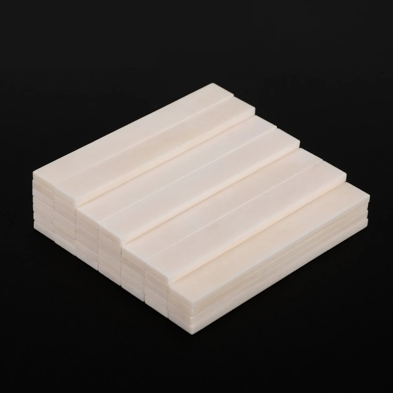 Acoustic Guitar Bone Blanks Saddle Lightweight Durable Guitar Bridge Saddle Blank DIY Stringed Instrument Supplies