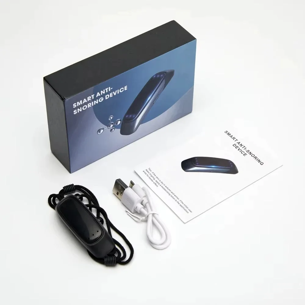 Elektrische Smart EMS Pulse Stop Snurken Draagbare Comfortabele Slaap Goed Snurken Stop Slaapapneu Anti Snurken Apparaat Slaaphulpmiddel - afbeelding 1
