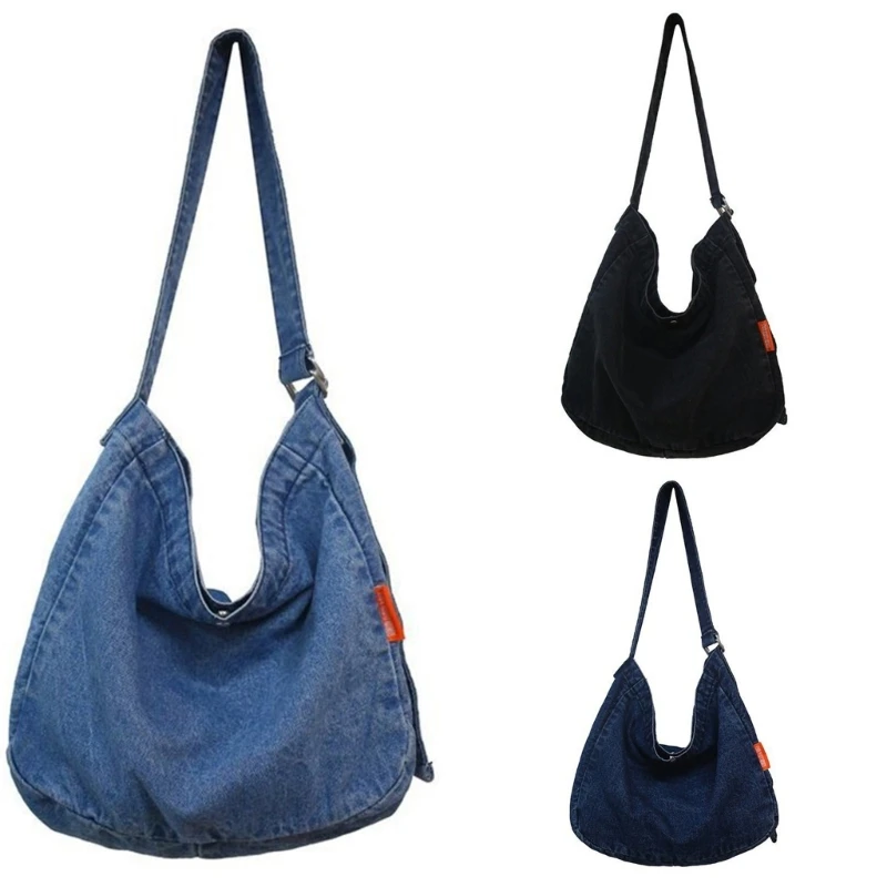 Elegant Jeans Crossbody Bag for Women Simple and Artistic Shoulder Purse Satchel Suitable for Various Occasion