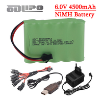 6v 4500mAh NiMH AA Battery For Rc toys Cars Tanks Robots Gun Upgraded 3000mah Batteries Pack For Rc Boat 6V Rechargeable Battery