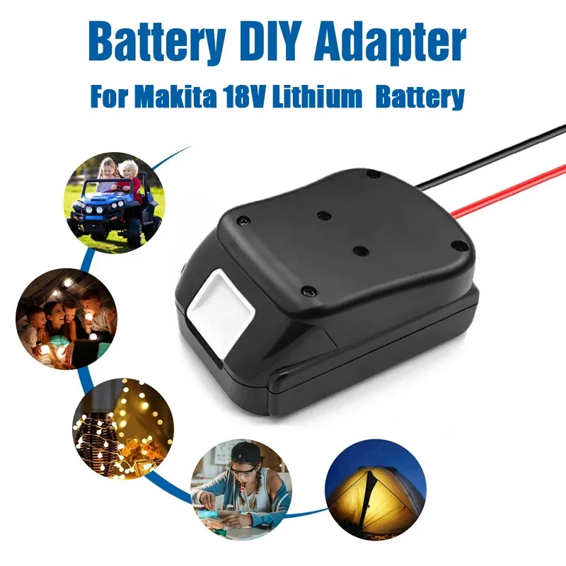 

12AWG Adapter Converter for Makita 18V Li-ion Battery Power Tools Connector Adapter Base Bracket for Battery DIY Accessories