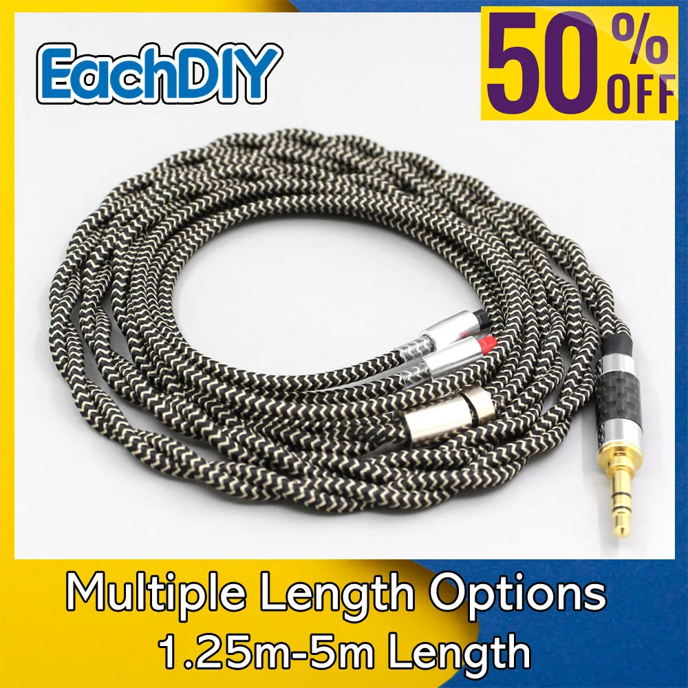 

2 Core 2.8mm Litz OFC Earphone Shield Braided Sleeve Cable for Audio-Technica ATH-IM50 IM70 IM01 IM02 IM03 IM04 8050