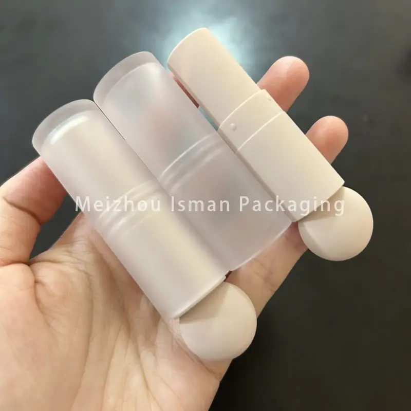 50Pcs hot sale empty round nude lipstick container refillable lip stick case lip balm packaging cosmetic tube 12.1mm