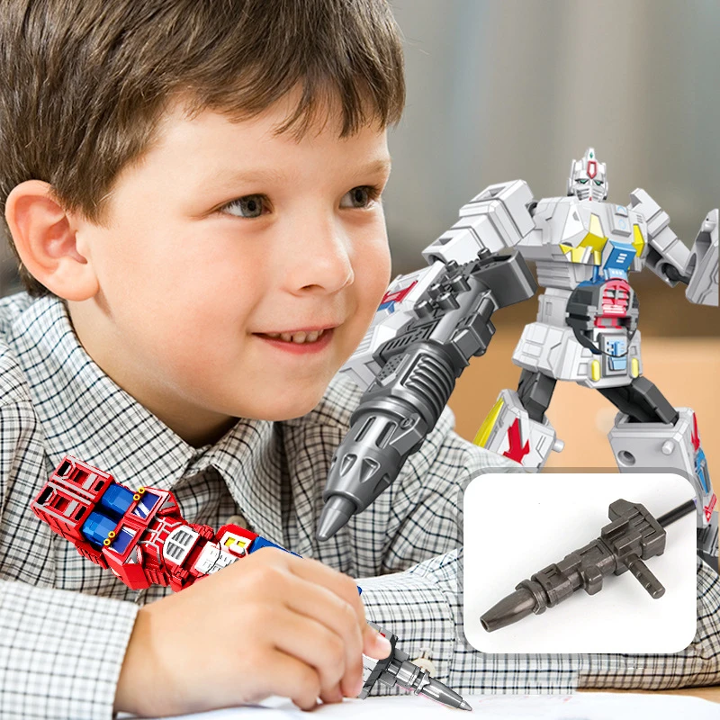 2IN1 Transformation Roboter Modell Spielzeug Verformbare Kugelschreiber Dreh Joint Roboter Verformung Action Figur Modell Spielzeug Für Kinder