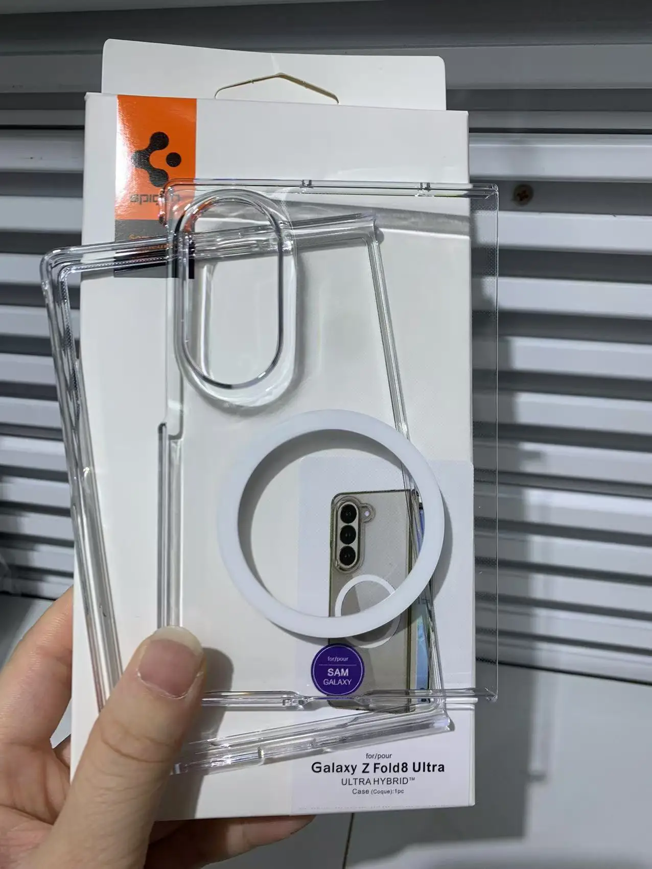 Spigen Przezroczyste Etui PC z MagSafe do Samsung Galaxy Z Fold 8 Ultra 7 6 5, Ultracienkie, Odporne na Wstrząsy, Twarde Etui na Z Fold7 — zdjęcie produktu 2