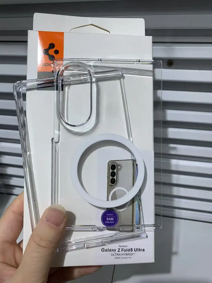 غطاء شفاف من Spigen لماج سيف، غطاء صلب مقاوم للصدمات، رقيق جداً لهاتف سامسونج جالاكسي Z Fold 8 ألترا 7 6 5 - 2