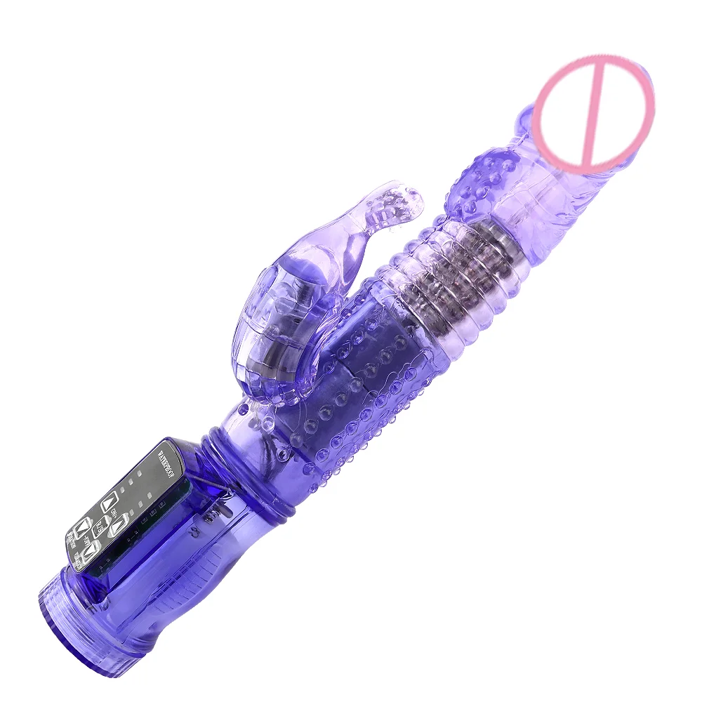 Rabbit Vibrator Clit Massager G-Spot Stimulator With 10 Vibration Modes Sex Toys for Women