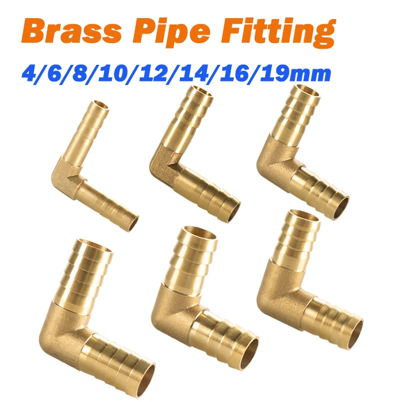 

Латунный фитинг для труб, шланг 4/6/8/10/12/14/16/19 мм, соединительное колено, равный переходник, медная колючая муфта, соединительный адаптер для трубки