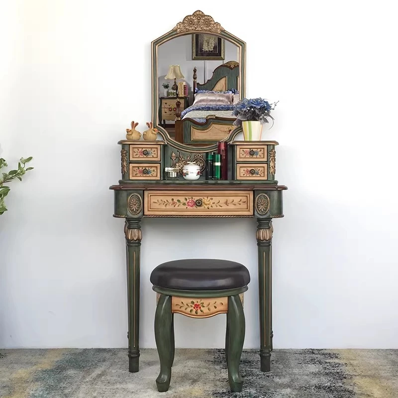 

European and American countryside, dresser, small apartment bedroom household solid wood feet