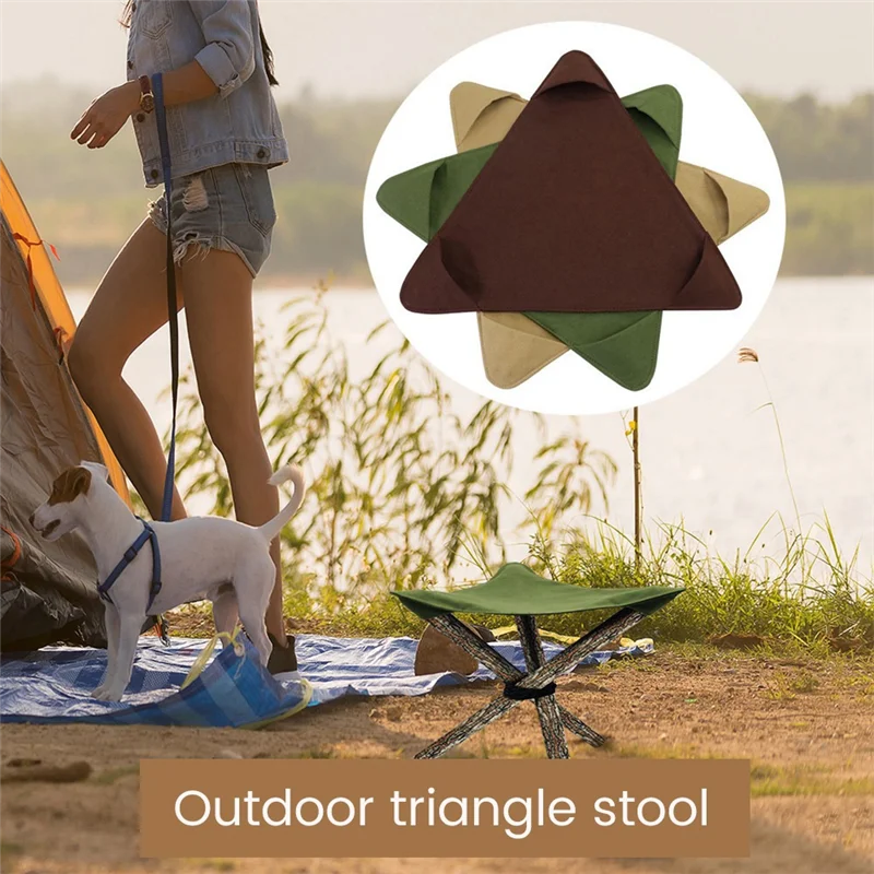 

AA90-Портативный складной штатив, табурет для кемпинга, водонепроницаемый парусиновый стул для рыбалки на открытом воздухе, тканевый чехол