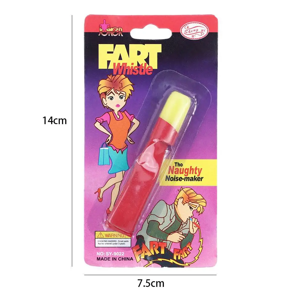 Funny Fool's Day Props Prank Tool Jokes Gags Noise Sound Whistle Noise Toy Farting Sounds Toy Fart Whistle Fart Pooter Whistle