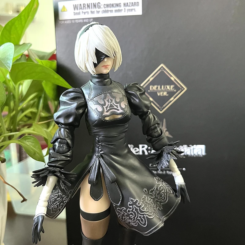 Play Arts Kai NieR:Automata 2 Type B 2B Action Figure DX Deluxe