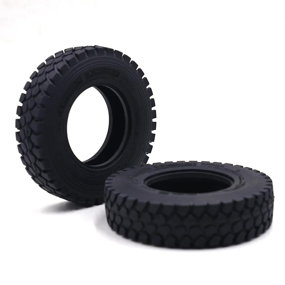 2Pcs 고무 장난감 타이어 와이드/좁은 바퀴 1/14 Tamiya RC 트럭 Scania 770S R620 Actros 3363 Volvo MAN TGX LESU 자동차 Diy 부품