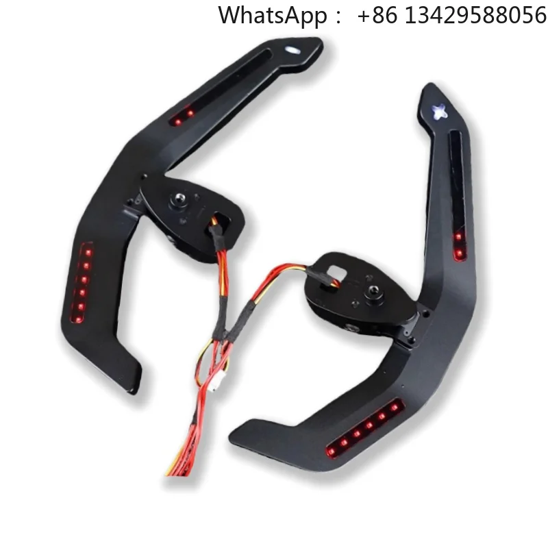 Upgraded Magnetic Pick for Mercedes-Benz E-class AMG GLE CLA GLB GLK Modified Carbon Fiber Magnetic LED Shift Paddles