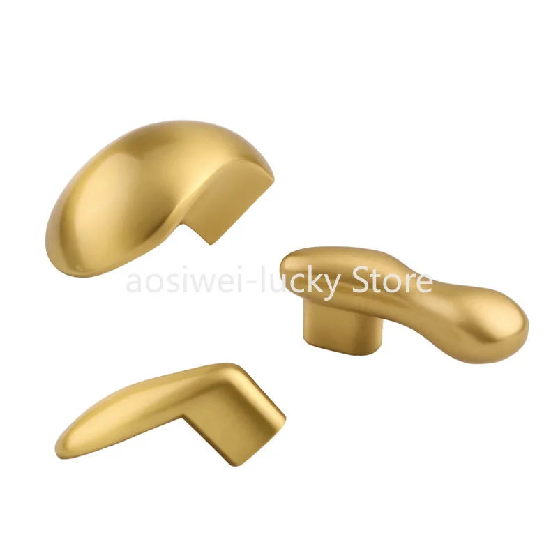 Manija pequeña en forma de gota de plata, manija de puerta de gabinete con cajón, manijas de un solo orificio de oro nórdico americano, herrajes para muebles