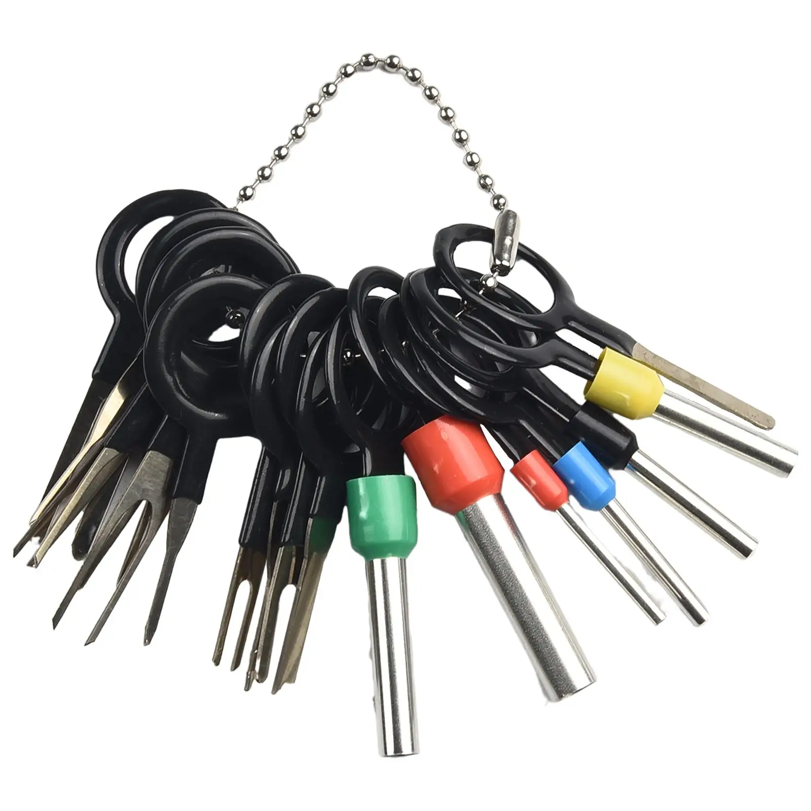 26Pcs Car Wire Terminal Dismantling Tool Car Wiring Crimping Connector Pin Kit Terminal Pick Needle Wire Harness Repair Tools