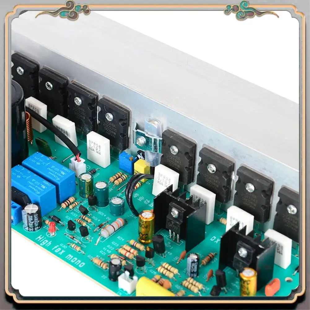 

Прочная плата усилителя, профессиональная плата усилителя 800 Вт, моно, высокая мощность, профессиональная 2SA1943 2SC5200, готовая левая