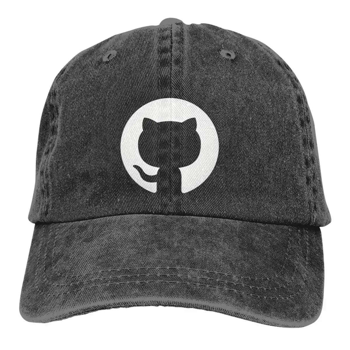 Github Baseball Caps Peaked Cap Python Linux Code Sun Shade Hats for Men Women