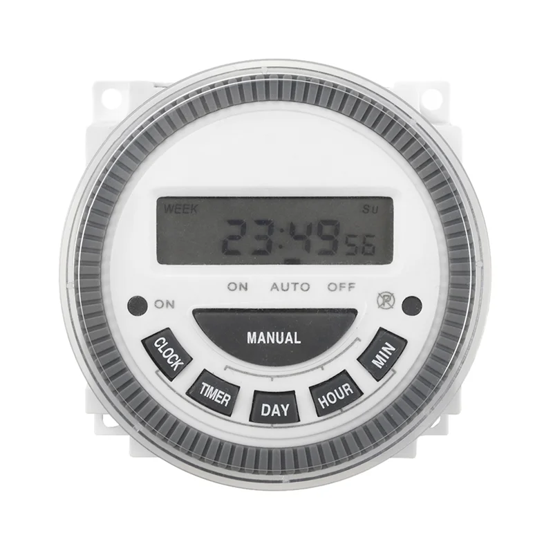 

Superior-Timer Switch Digital Programmable 1 Second Interval Time Relay 220V 12V With Cover 10A Detachable On/OFF Home Supply