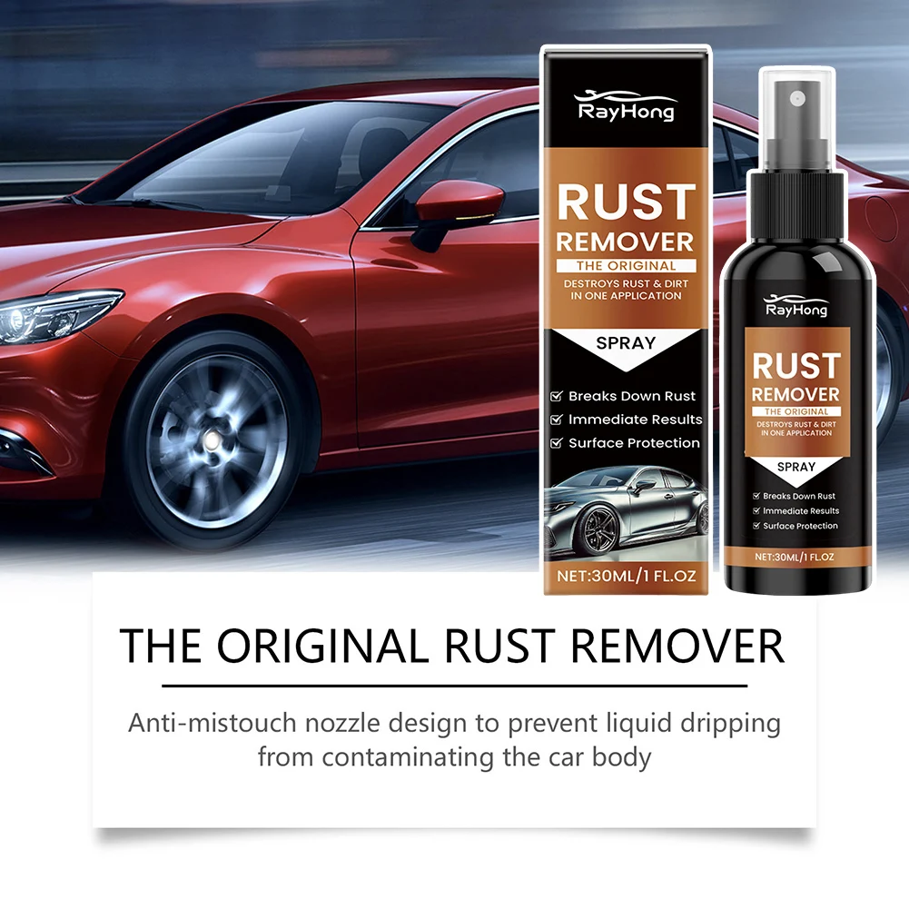 Rust Remover Spray For Metal Parts Safe Gentle Car Cleaning Tool Practical Car Supplies