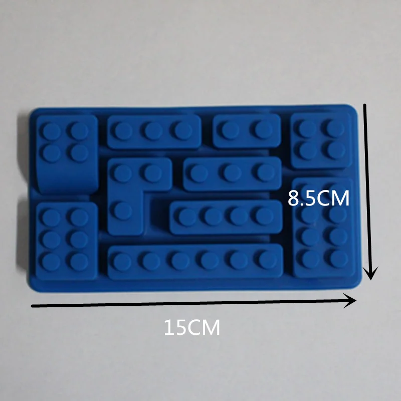 Robot Ice Bricks Cube Tray Silicone Mold Candy Moulds Chocolate Moulds For Kids Baking Minifigure Building Block Themes Set