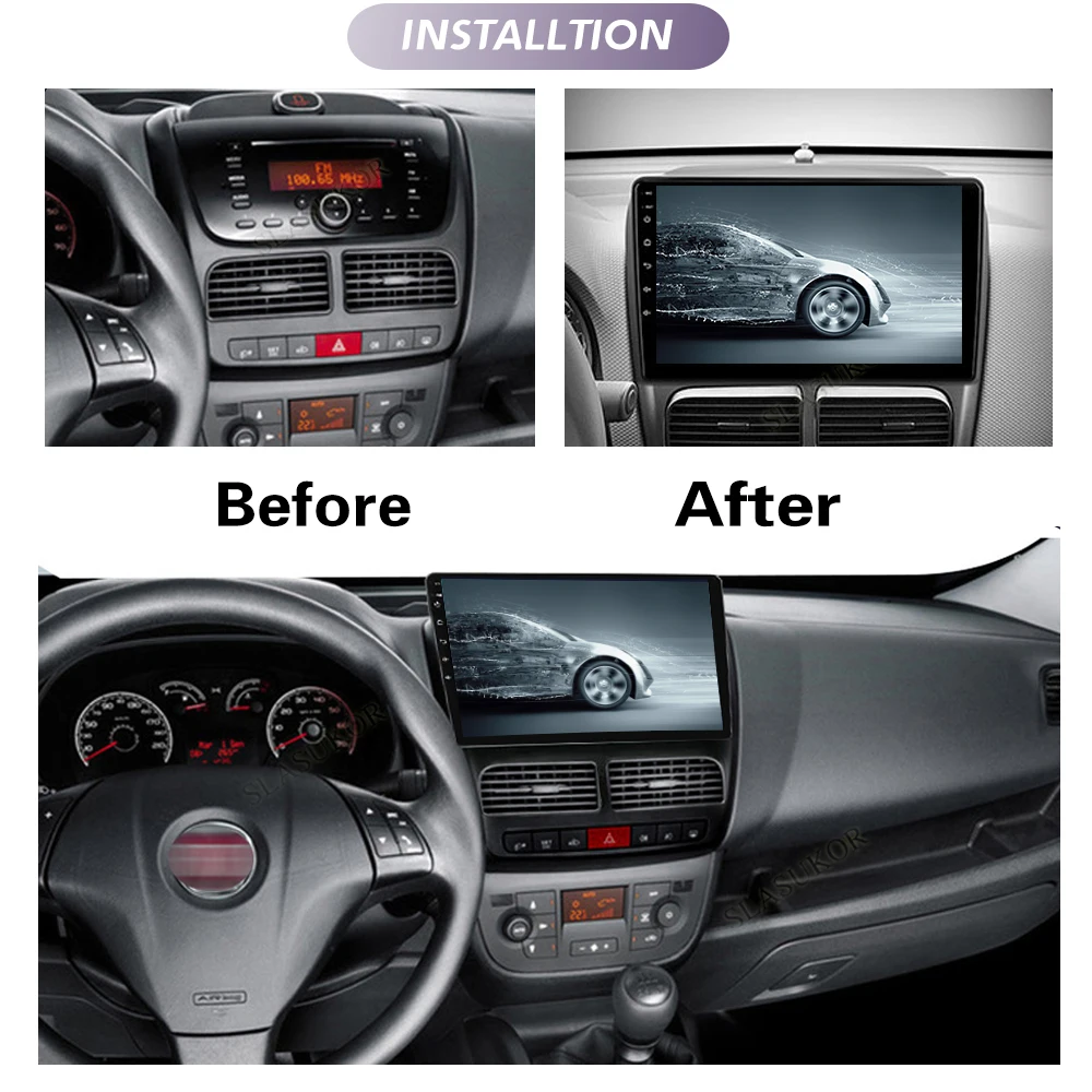 9 Inch For FIAT Doblo 2 II 263 Opel Combo Tour 2010-2015 Android Car Radio Multimidia Video Player Navigation Car Stereo System