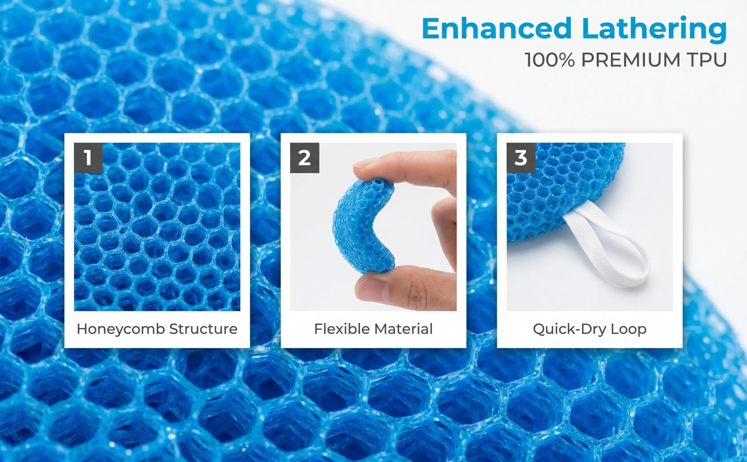 Plastic Bath Finger Exfoliator Gentle Body Exfoliating Glove Shower Scrubber for Dead Skin Removal Precision Cleaning