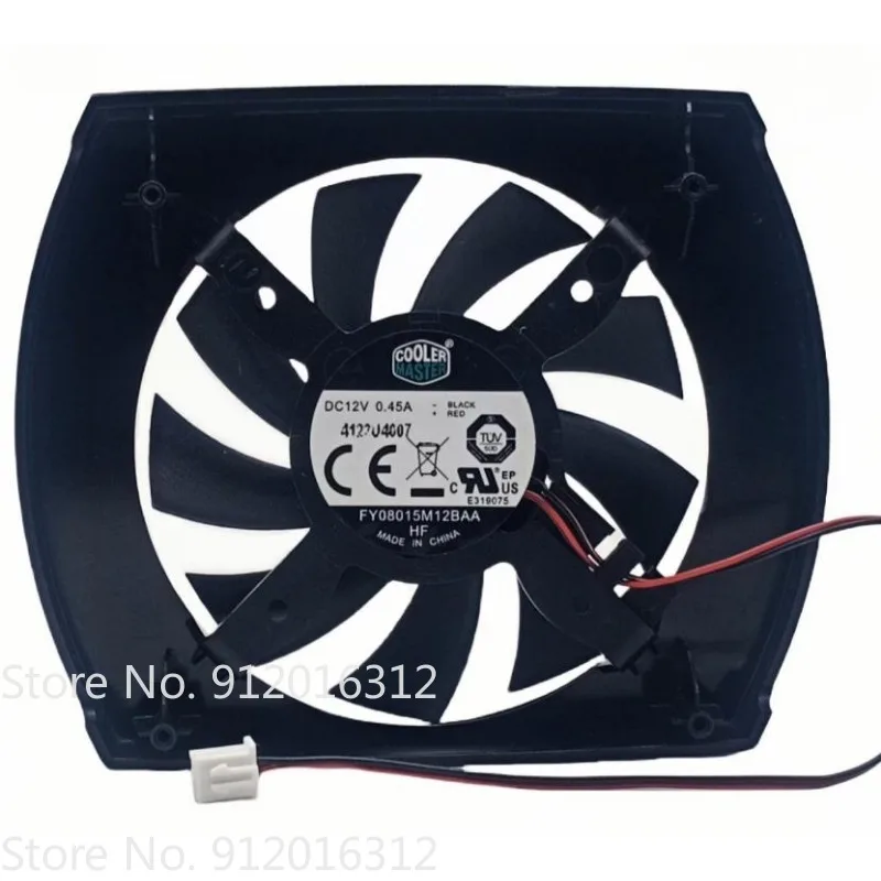 New Cooler Fan for COOLER MASTER FY08015M12BAA 12V 0.45A Cooling Fan