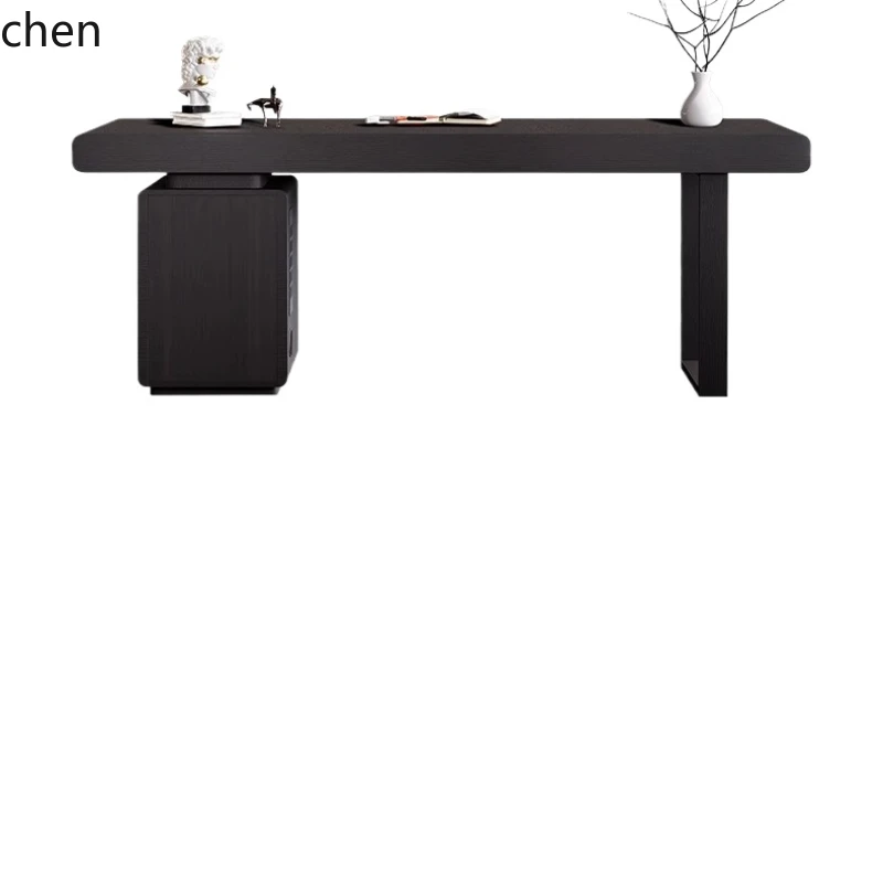 HT  Minimalist Home Solid Wood Writing Desk Simple Modern Desktop Computer Desk Ready to ship and purchase with peace of mind