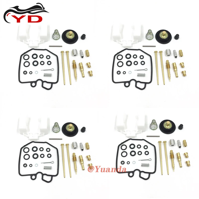 4Sets For Honda  CB900C CB1000C CB900F Motorcycle Carb Carburetor Repair Rebuild Kit