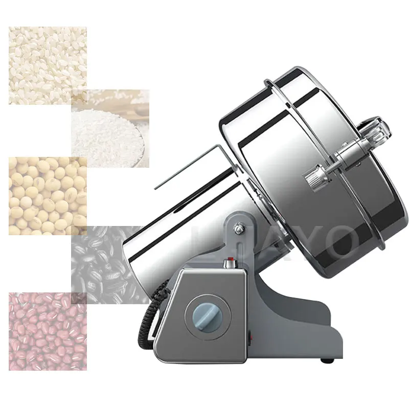 High Quality Cereals Grain Pulverizer Spice Grinding Machine Multifunction  Herb Corn Grain Mill