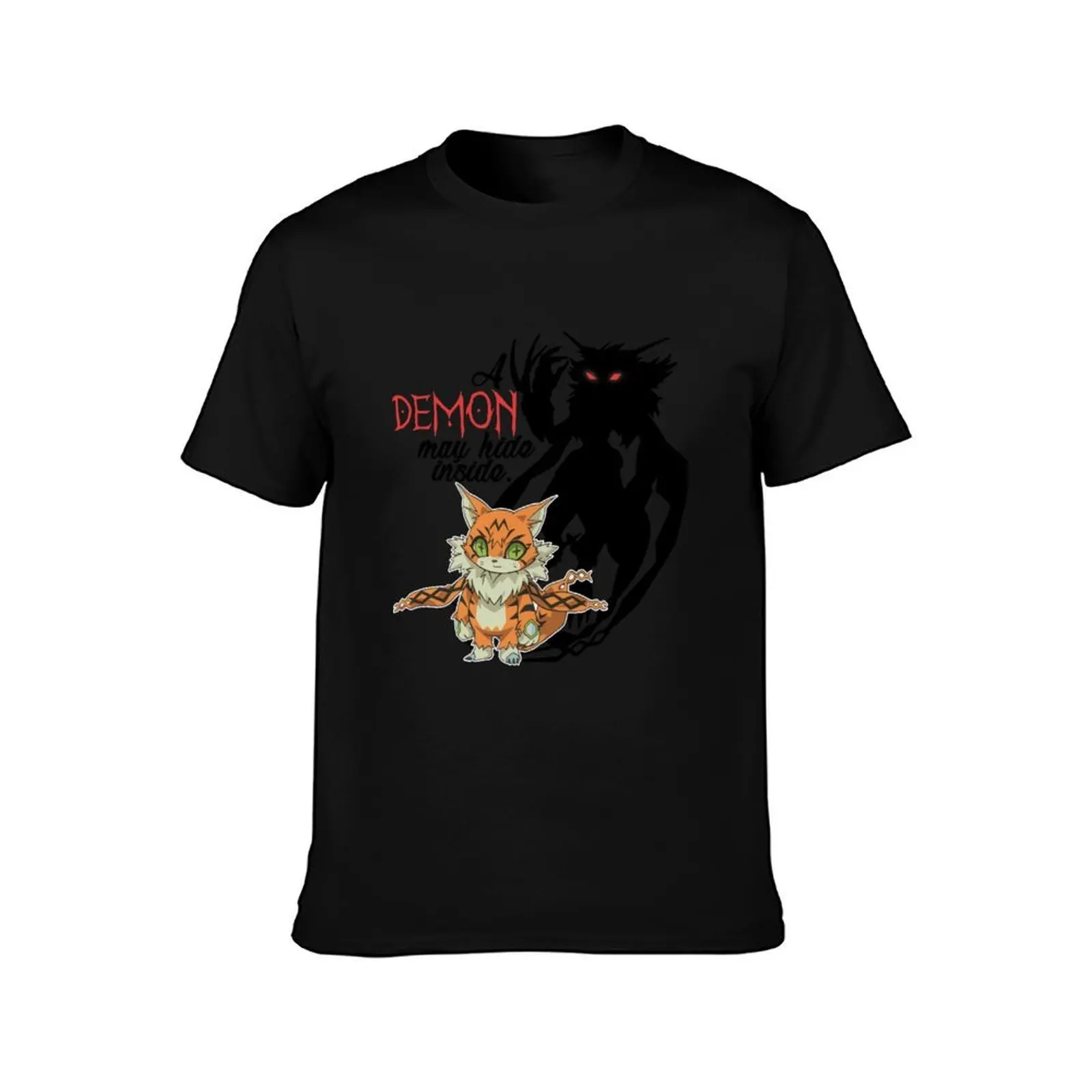 A Demon May Hide Inside T-Shirt anime t shirts for man T-Shirt