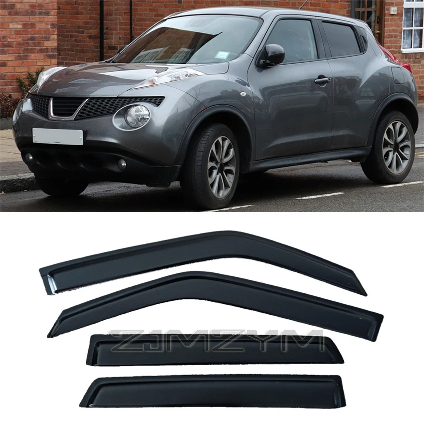 

Оконный козырек для Nissan Juke 2010 2011 2012 2013 2014 2015 2016, ветровые дефлекторы, защита от дождя, дверной козырек, вентиляционные шторы, вентиляционный козырек