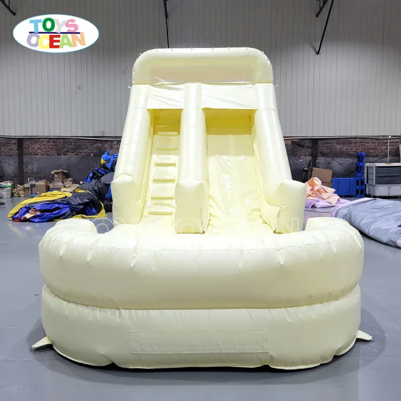 Commercial Solid Color Inflatable Water Slide with Pool for Kids and Adults Backyard Party