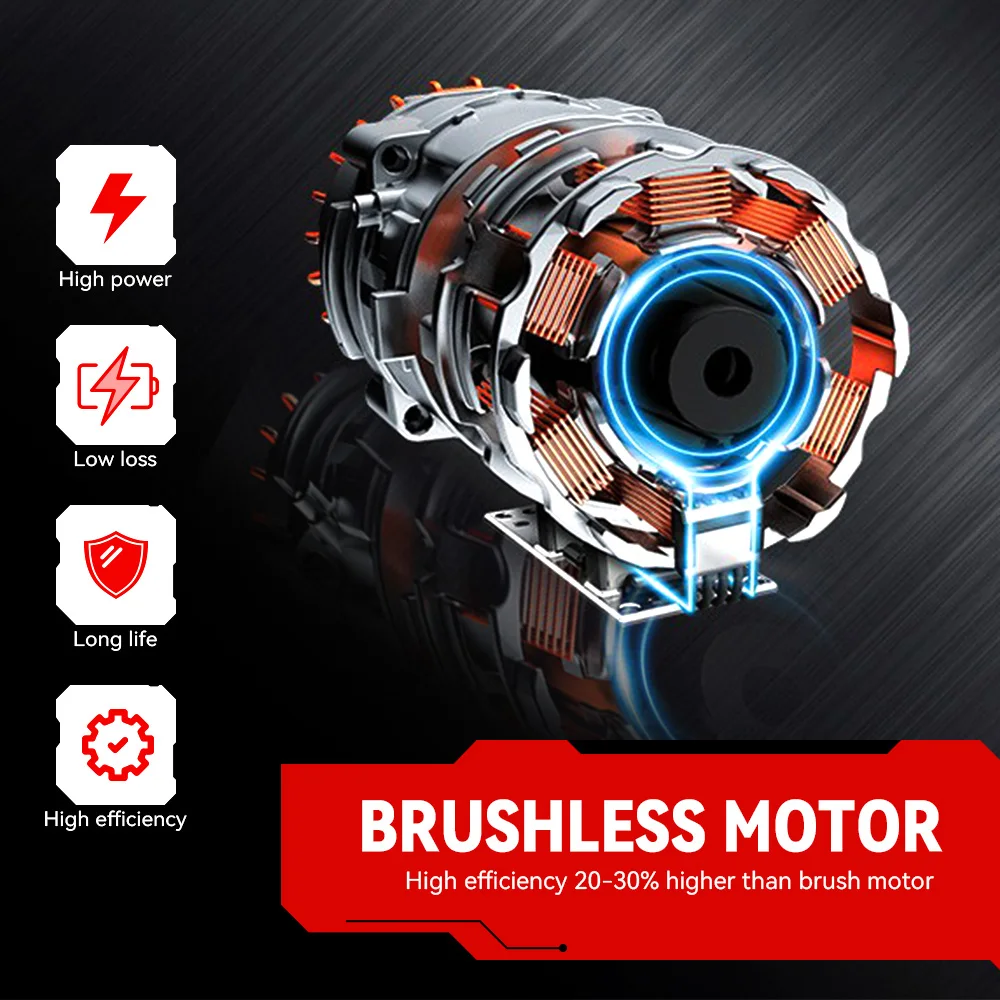 ONEVAN 30MM Brushless Electric Pruner Shear 2 Gear Cordless Pruning Shear Tree BranchesGarden Power Tool For Makita 18V Battery