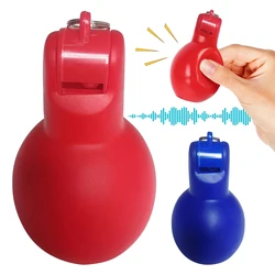 Hand Squeeze Whistle Sports Whistle Handheld Whistle Safety Survival Whistle for Indoor Outdoor Home School Sports