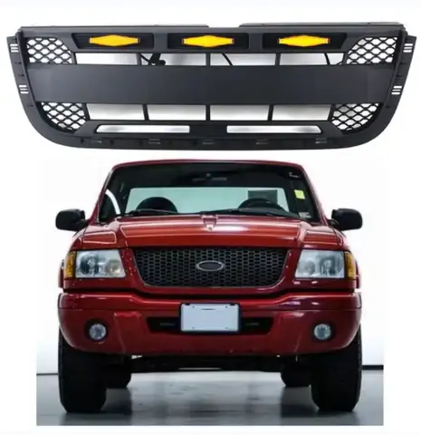 2001-2003 Auto Parts Other Exterior Accessories Front Grille Radiator With Lights Fit for Ford Ranger