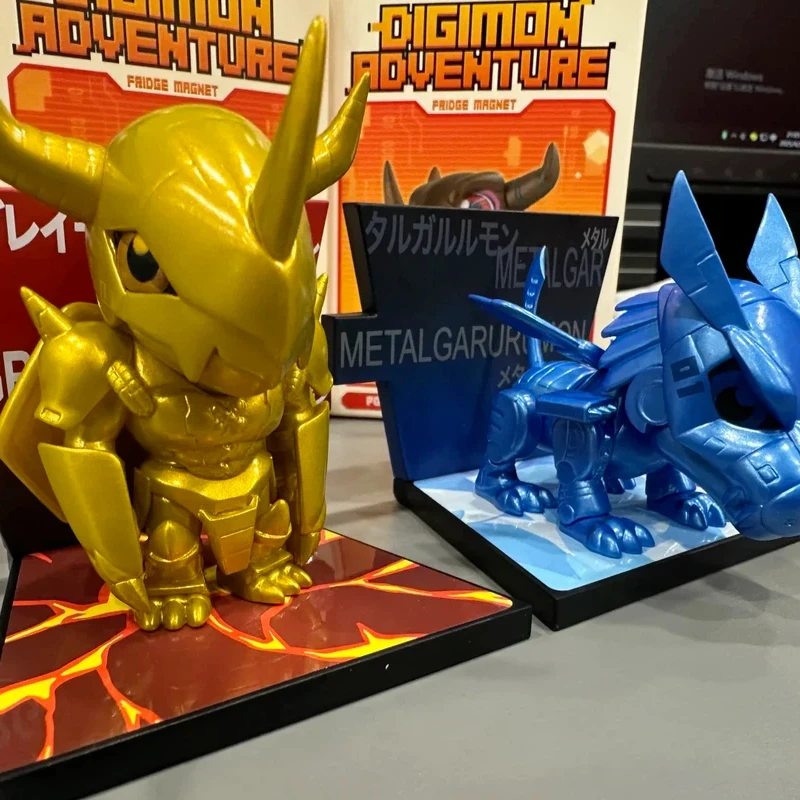 حقيقي البوب مارت ديجمون مغامرة مغناطيس الثلاجة سلسلة صندوق أعمى لطيف الشكل سطح المكتب هدية مزخرفة لمحبي أنيمي #6