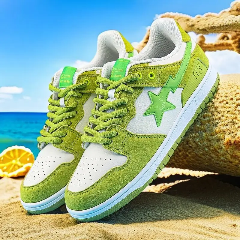

New trendy shoes: women's cricket shoes, flat shoes, running, jumping, wear-resistant, cushioned sneakers, couple shoes25