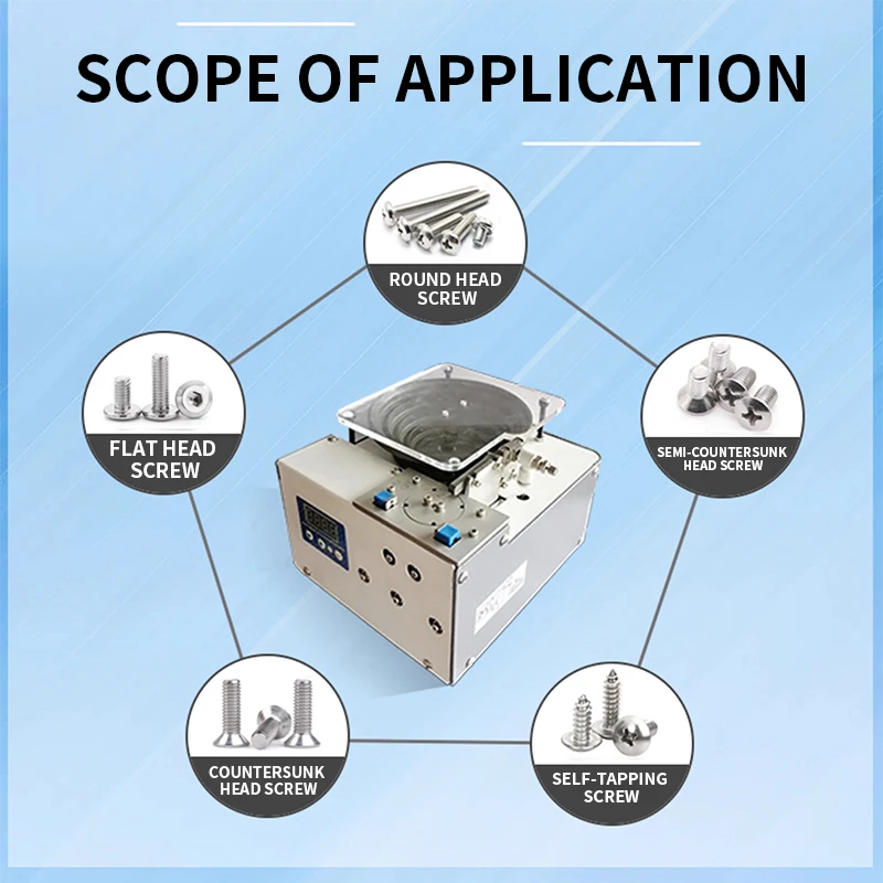 Fully automatic screw feeder Vibration plate feeder Small automatic screw machine Direct vibration 120PCS/minute