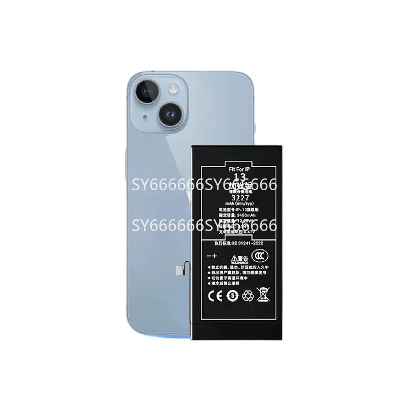 100% New 3450mAh High Density Enhanced Capacity For NOHON Replacement Battery Compatible With iPhone 13 + Free Tools