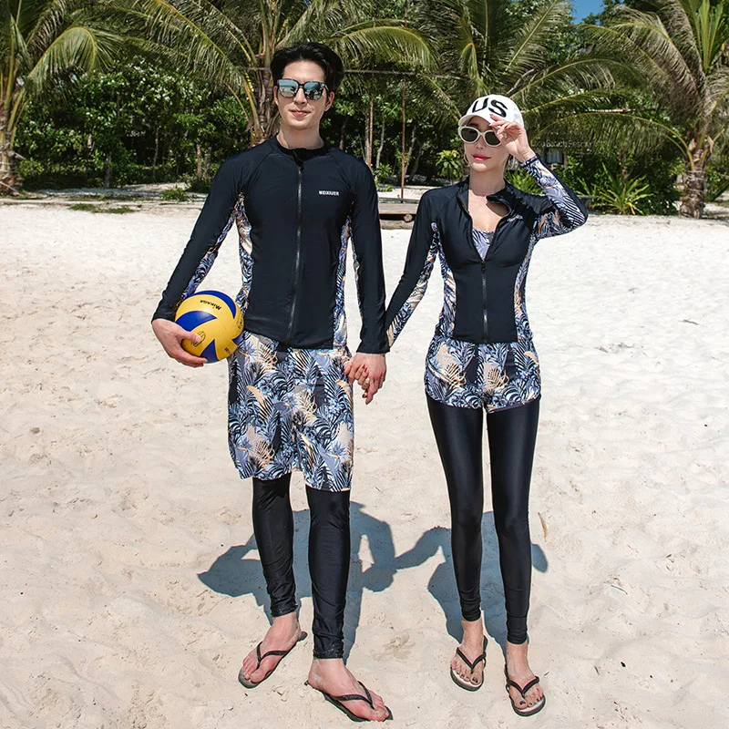

Mens/Womens UV Sun Protection Shirt and Trunks Pants Outdoor Long Sleeve Rash Guard for Fishing Hiking Swimming Running Swimsuit