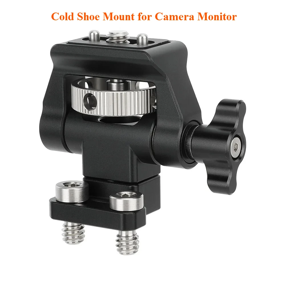 

Snail Magic Arm Cold Shoe Mount 360° Adjustable Ball Head with 1/4" Screw Adapters for Camera Monitor, DSLR Rig, LED Light, Mic
