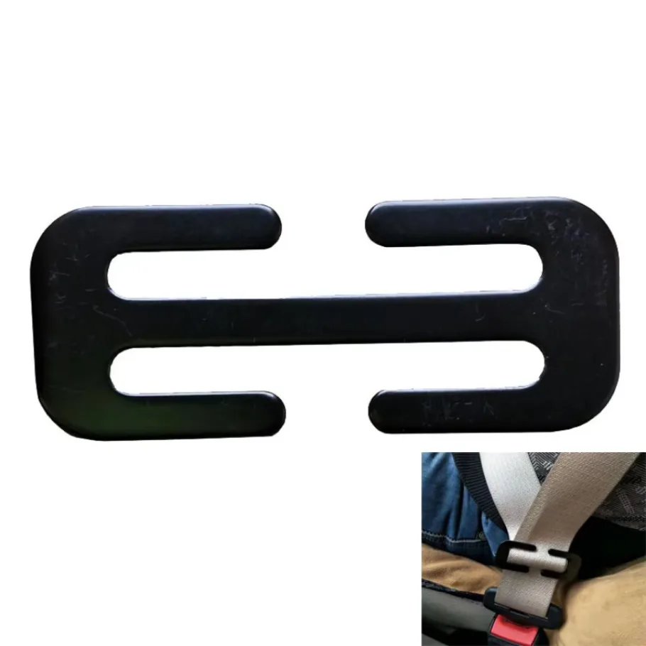 1pc Car Seat Belt Stopper Locking Clip Clamp Adjuster Automotive Locking Clip Belt Strap Clamp Shoulder Buckle auto Accessories