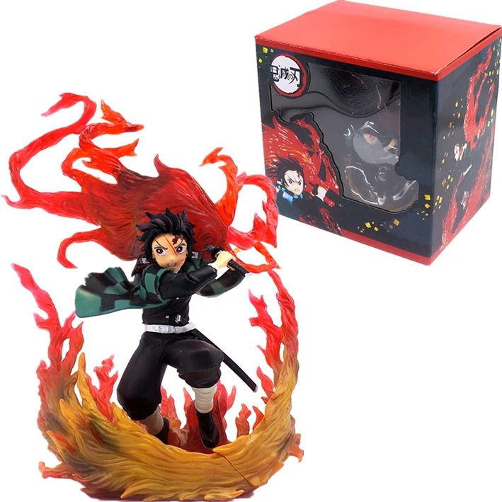 25cm Kimetsu No Yaiba Figuarts Zero - Tanjiro Kamado, Nezuko, Kagura Model Figures, Demon Slayer Anime Collectible Model, Perfe