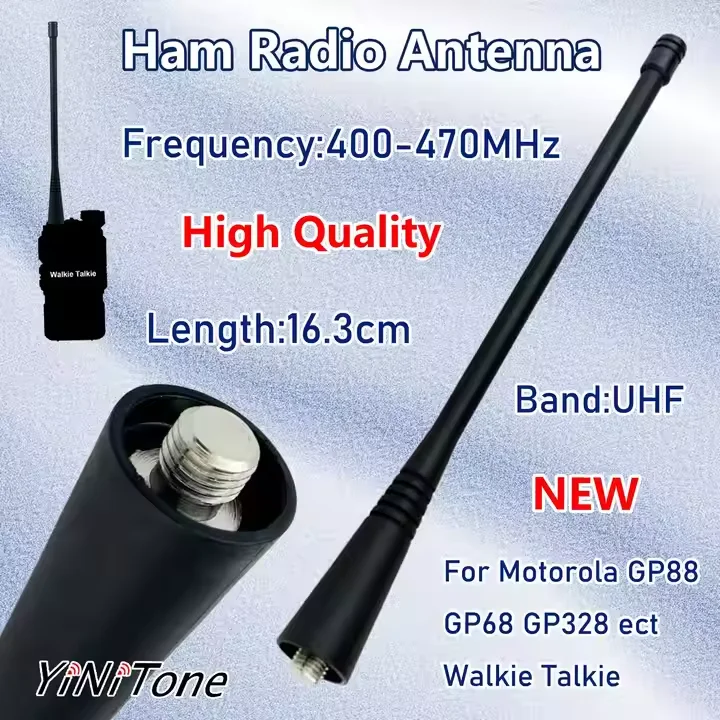 Gp88u UHF 400-470 ميجا هرتز لاسلكي تخاطب اتجاهين راديو محمول مع نماذج هوائي أسود GP88 GP68 GP88S GP328 CP150 PR400