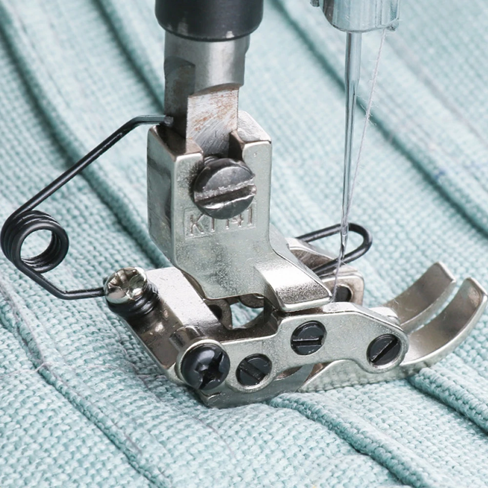 قدم مكبس تفاعلية أمامية وخلفية لماكينة الخياطة ، مفصلية ، قماش سميك للغاية ، إكسسوارات ماكينة الخياطة الصناعية ، KT141
