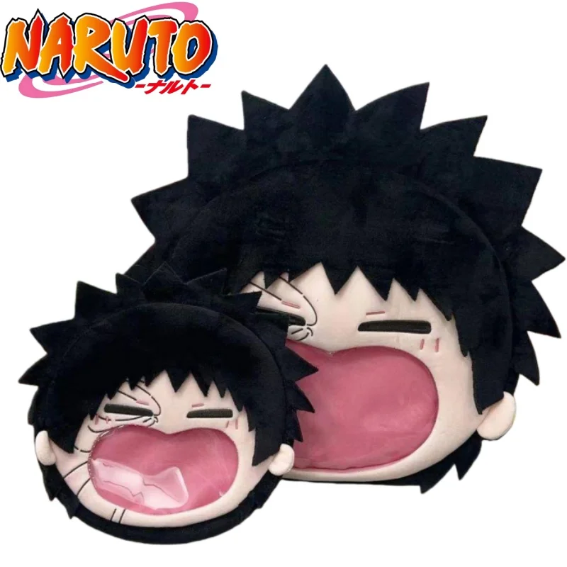

NARUTO Big Mouth Itabag Obito Uchiha Backpack with Semi-Transparent Badge Display Festival Gift Commuting Anime Merchandise